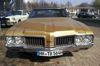 oldsmobile cutlass 1969 442 Oldtimer Tankstelle Hambourg hamburg