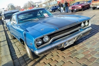 plymouth road runner Oldtimer Tankstelle Hambourg hamburg