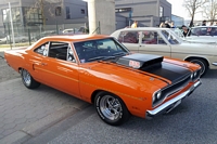 plymouth road runner Oldtimer Tankstelle Hambourg hamburg