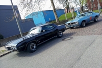 Pontiac firebird 69 Oldtimer Tankstelle Hambourg hamburg