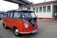 volkswagen typ 2 Oldtimer Tankstelle Hambourg hamburg