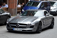 mercedes sls amg Carspotting à Hambourg, juillet 2014 Hamburg