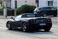 black ferrari 360 spider carspotting Sarrebruck