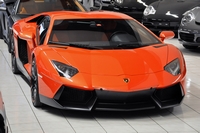 Lamborghini Aventador orange Porrentruy