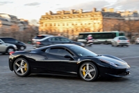 ferrari 458 italia carspotting paris janvier février 2015