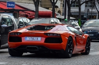 lamborghini aventador lp-700-4 carspotting paris janvier février 2015