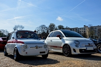 fiat 695ss 500 abarth cars & coffee paris avril 2015