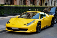 ferrari 458 spider Carspotting paris avril 2015