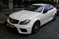 mercedes c63 amg black series Carspotting paris avril 2015