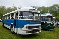 bus saviem chausson exposition jardinerie Laplace Chelles 2015