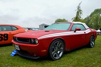 dodge challenger convertible exposition jardinerie Laplace Chelles 2015