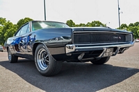 dodge charger 68 rassemblement mensuel vincennes en anciennes au château de vincennes, mai 2015