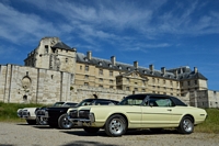 mercury cougar 67 rassemblement mensuel vincennes en anciennes au château de vincennes, mai 2015