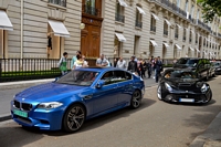 bmw m3 ferrari f12 berlinetta carspotting paris juin 2015