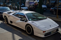 lamborghini diablo sv carspotting paris juin 2015