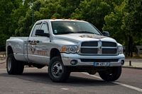 dodge ram 3500 Rassemblement au château de Vincennes, juillet 2015