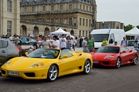 ferrari 360 modena spider Rassemblement au château de Vincennes, juillet 2015
