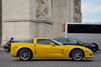 chevroelt corvette z06 c6 Carspotting à Paris, juillet 2015