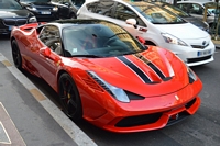 ferrari 458 speciale Carspotting à Paris, juillet 2015