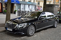 Mercedes S600 Maybach Carspotting à Paris, juillet 2015