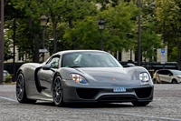 Porsche 918 Spyder Carspotting à Paris, juillet 2015