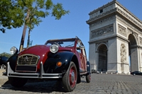 citroen 2cv charleston Traversée de Paris estivale 2015