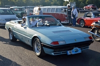 ferrari 420 convertible conversion Traversée de Paris estivale 2015