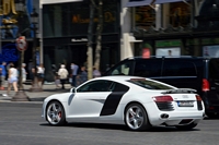 audi r8 Carspotting à Paris, août 2015