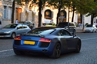 audi r8 Carspotting à Paris, août 2015