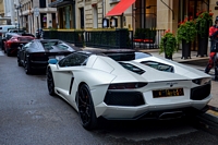 lamborghini aventador lp 700-4 roadster Carspotting à Paris, août 2015