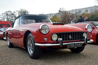 Ferrari 250 gt convertible pinninfarina series 2 Cars & Coffee Paris, novembre 2015