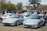 Porsche 993 Ruf Cars & Coffee Paris, novembre 2015