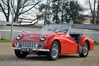 Triumph TR3 Cars & Coffee Paris, novembre 2015