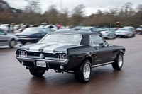 Ford Mustang coupé 67 Traversée hivernale de Paris 2016