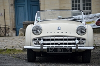 Triumph TR3 Rassemblement au château de Vincennes, juin 2016