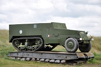 Half-Track M3 monument de la 2ème DB à Utah Beach