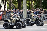 quad Polaris Défilé du 14 juillet 2016