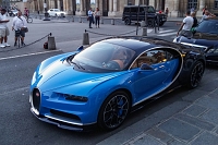 Bugatti Chiron Carspotting à Paris 2016