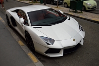 Lamborghini Aventador Carspotting à Paris 2016