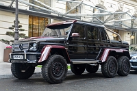 Mercedes-Benz G 63 AMG 6x6 Carspotting à Paris 2016