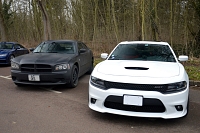 Dodge Charger SRT Cars & Coffee Paris, février 2017