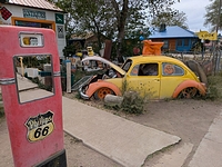  Carspotting sur un bout de la Route 66 en Arizona