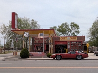 Carspotting sur un bout de la Route 66 en Arizona