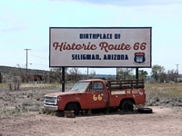  Carspotting sur un bout de la Route 66 en Arizona