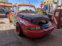  Carspotting sur un bout de la Route 66 en Arizona
