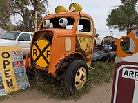  Carspotting sur un bout de la Route 66 en Arizona