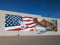  Carspotting sur un bout de la Route 66 en Arizona
