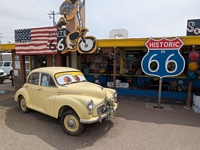  Carspotting sur un bout de la Route 66 en Arizona