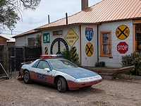  Carspotting sur un bout de la Route 66 en Arizona