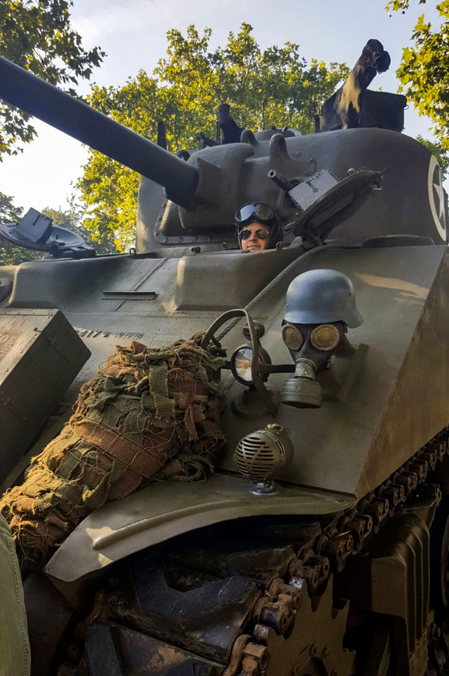 pilote de Sherman M4A4T